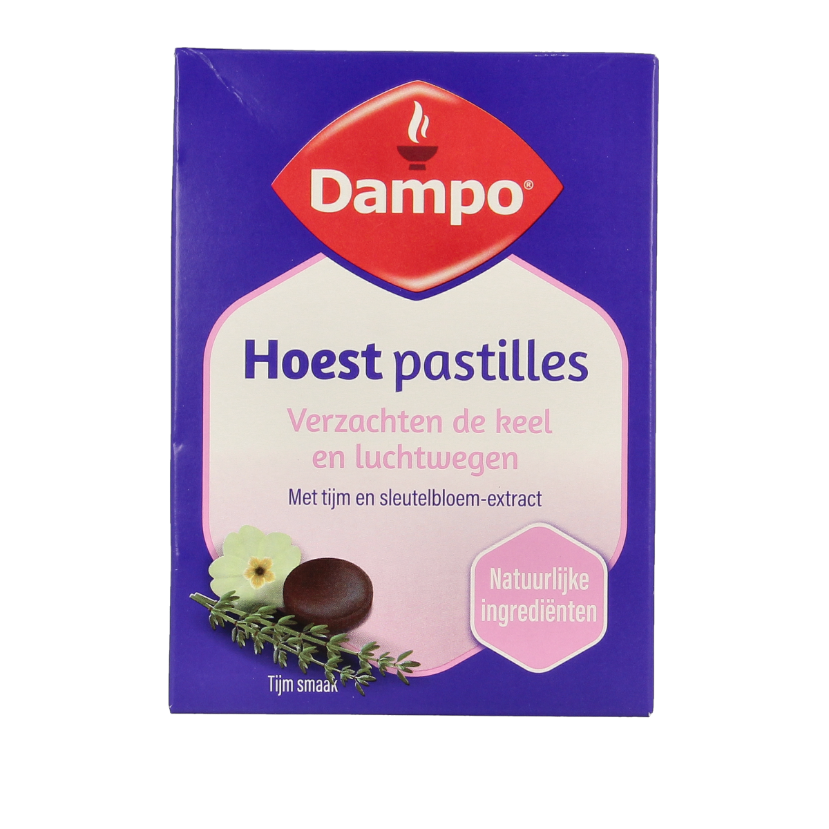 Dampo Hoestpastilles thijm/sleutelbloem 24.00 Pastilles