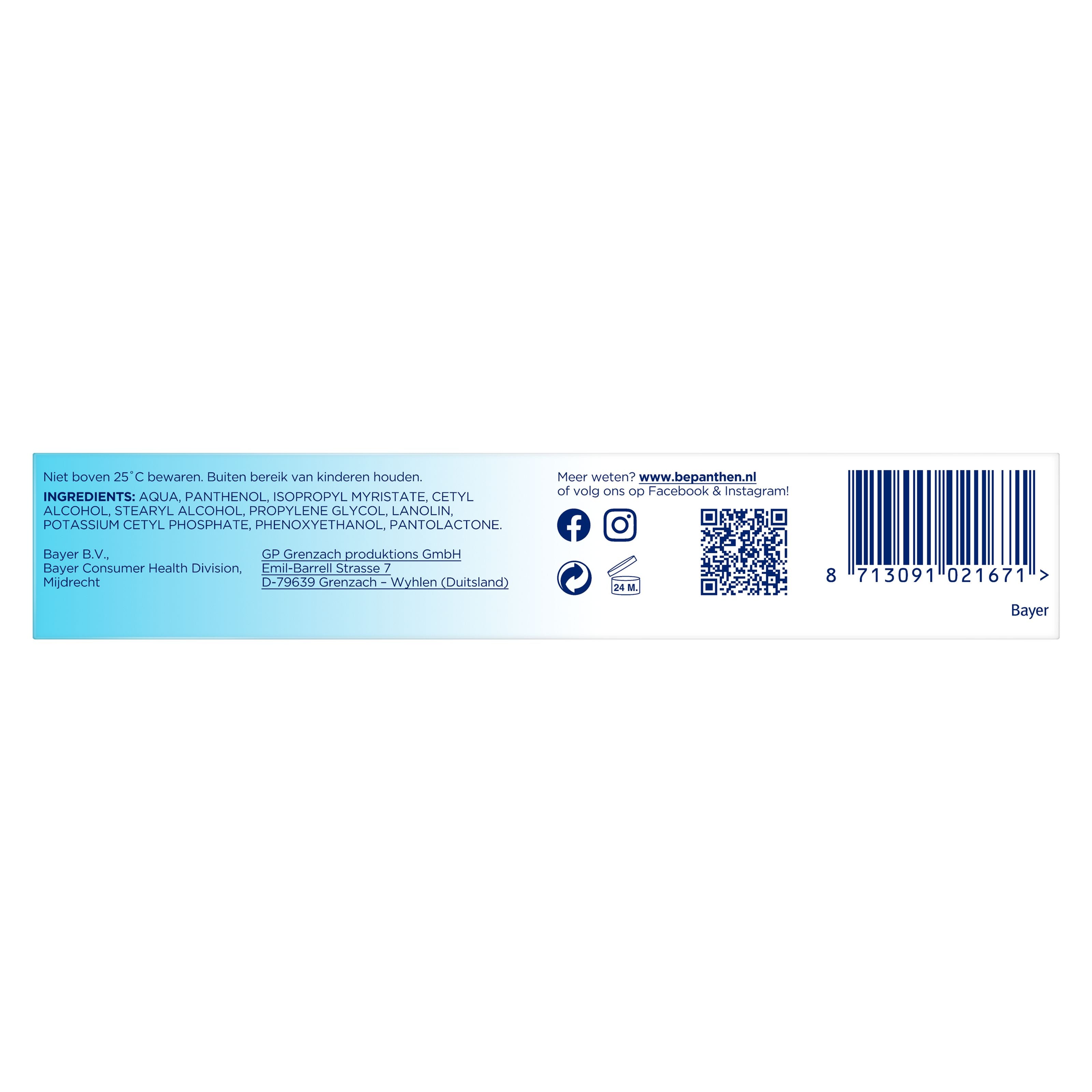 Bepanthen Creme verzorgend 30.00 Gram
