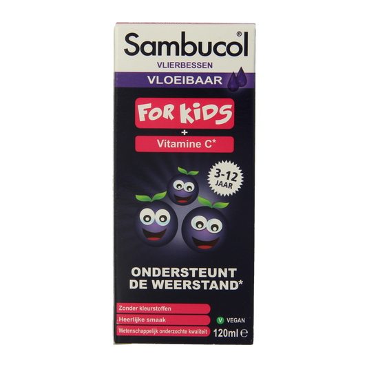 Sambucol Vlierbessensiroop for kids 120.00 Milliliter