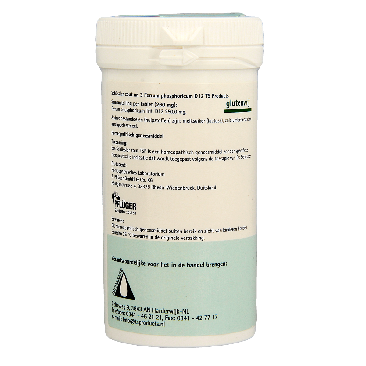 Pflüger Ferrum phosphoricum 3 D12 Schussler 400.00 Tabletten
