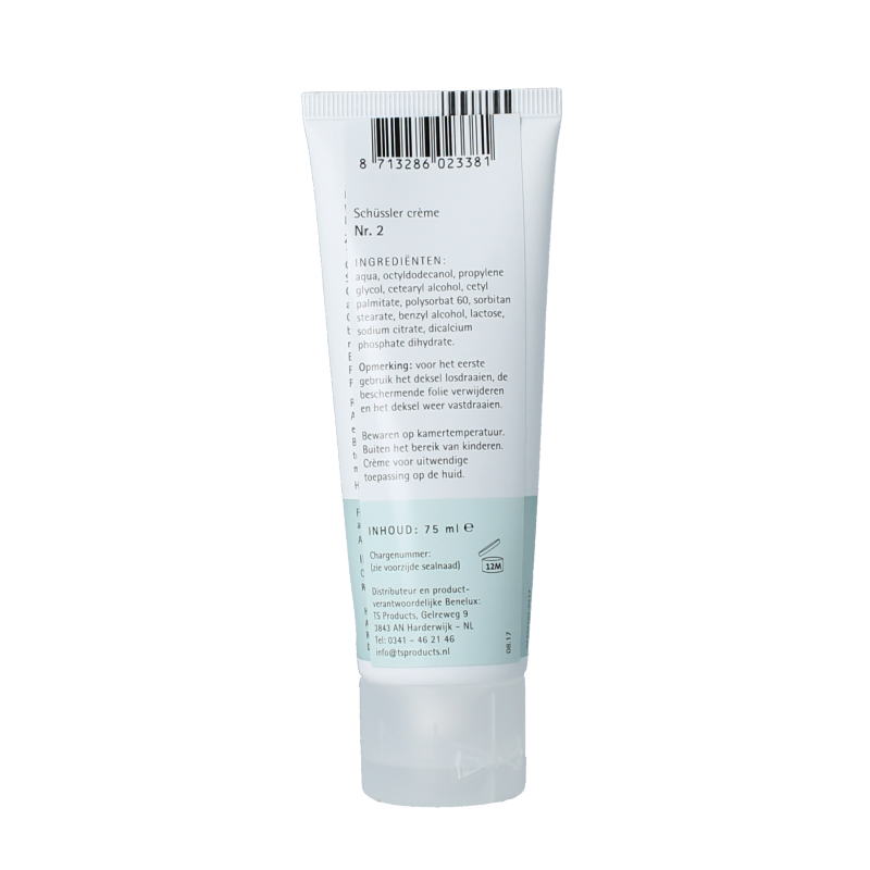Pflüger Schussler creme nr. 2 75 Milliliter