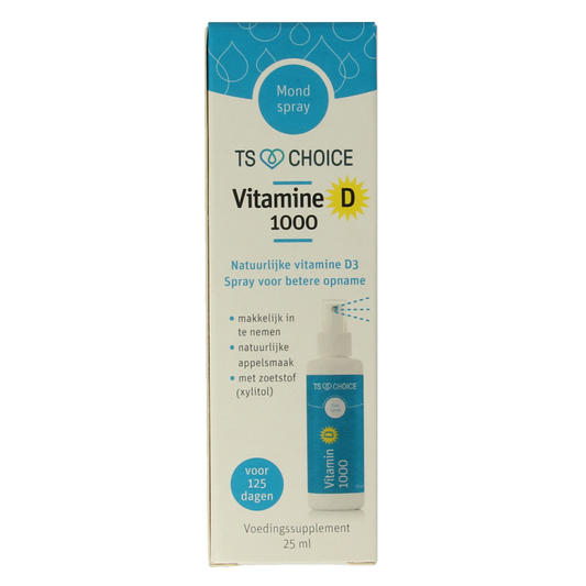 TS Choice Vitaminespray vitamine D 1000 25 Milliliter