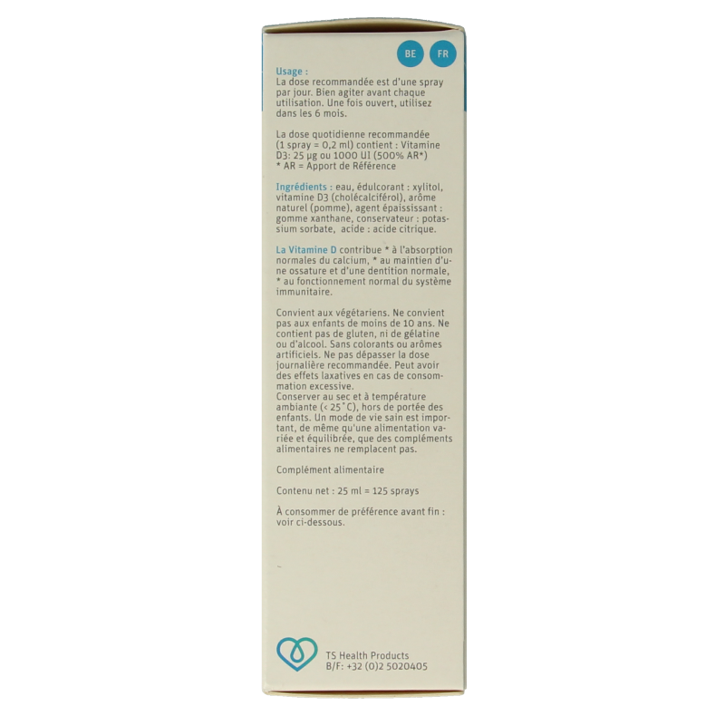 TS Choice Vitaminespray vitamine D 1000 25 Milliliter