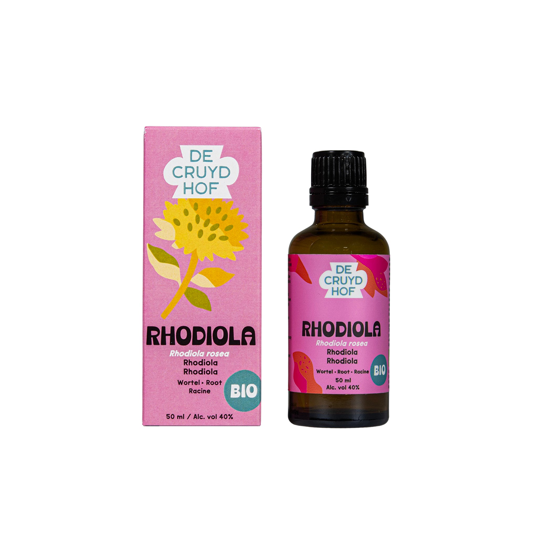 Cruydhof Rhodiola rosea rad/rhodiola wortel bio 50.00 Milliliter