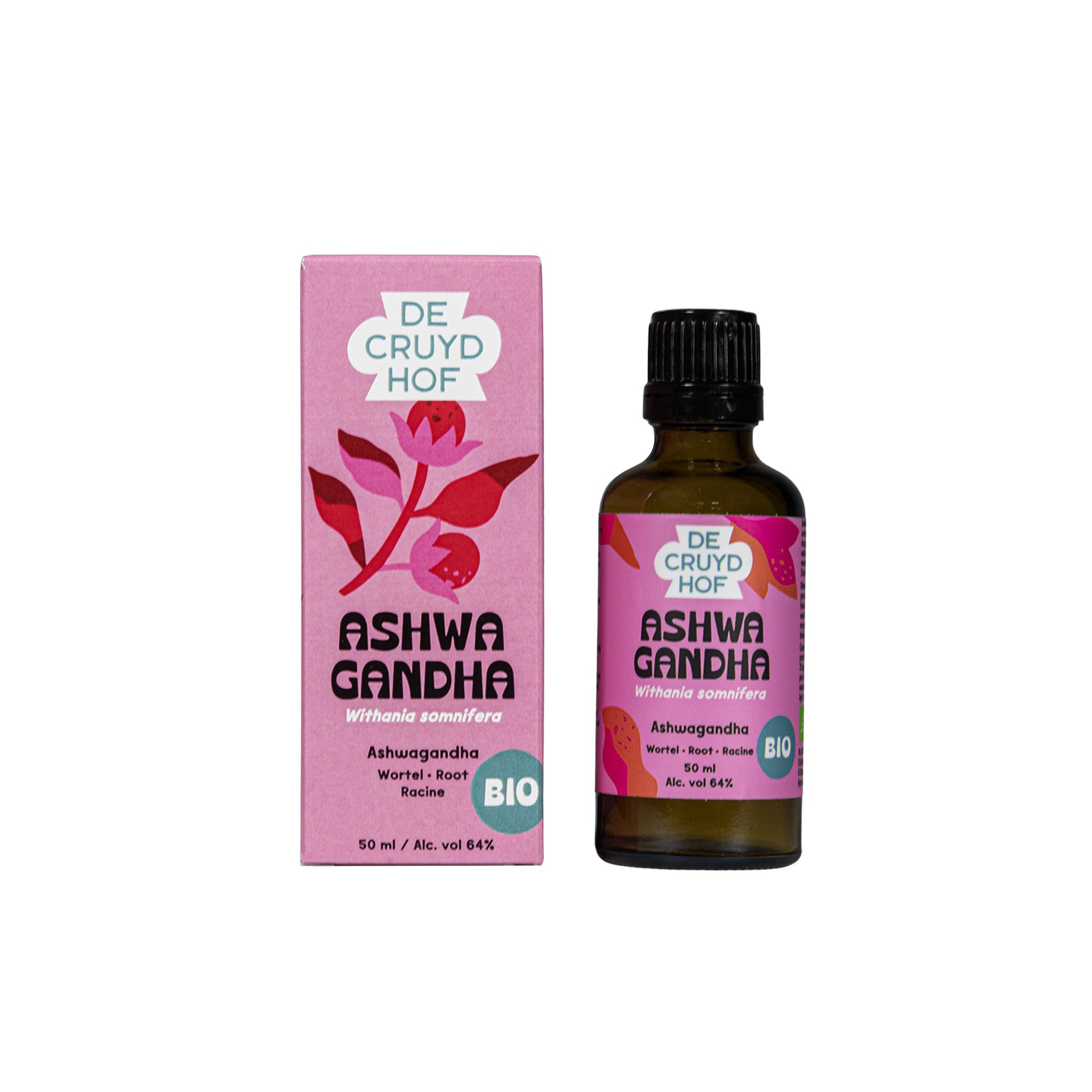 Cruydhof Withania somnifera rad/ashwagandha bio 50 Milliliter