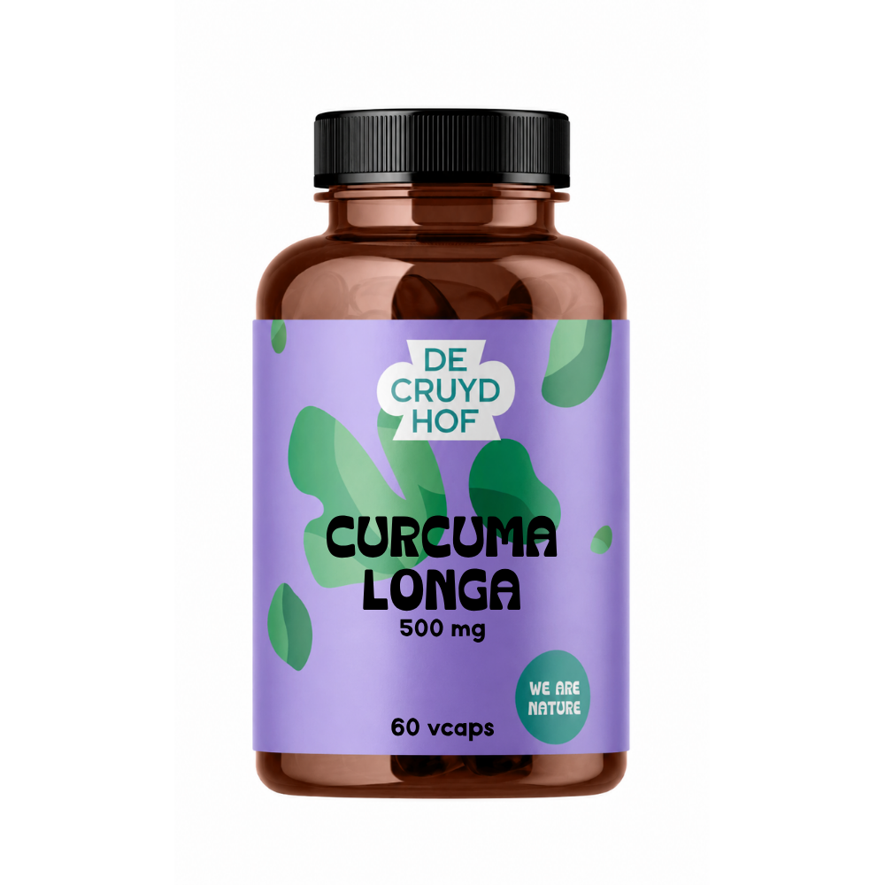 De Cruydhof Curcuma longa 60.00 Vegetarische capsules