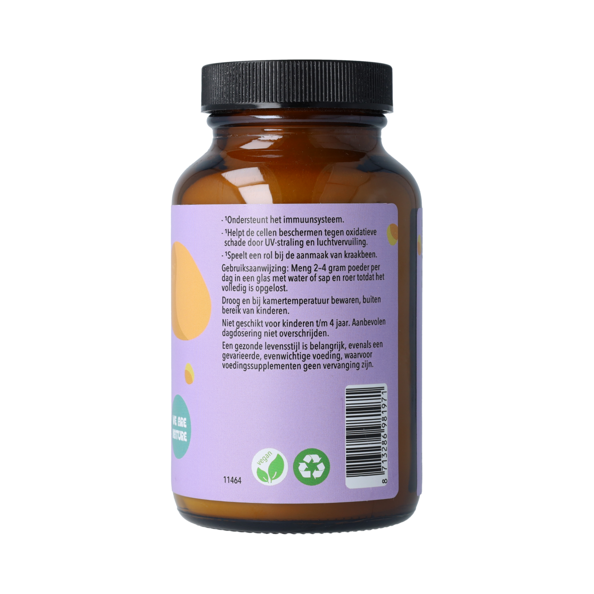 De Cruydhof De Cruydhof Vitamine C poeder, 200 gr 200.00 Gram