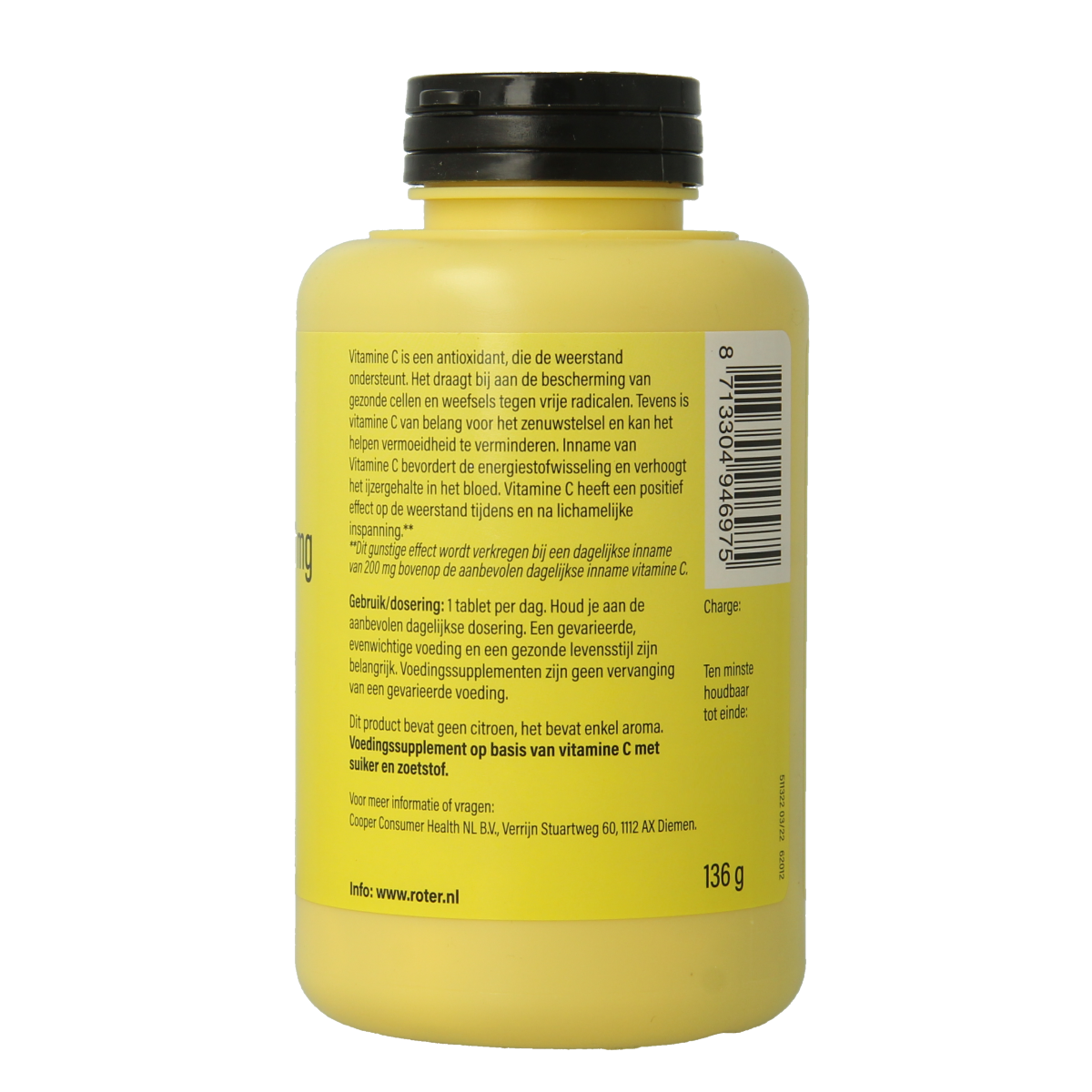 Roter Vitamine C 1000mg 50.00 Kauwtabletten