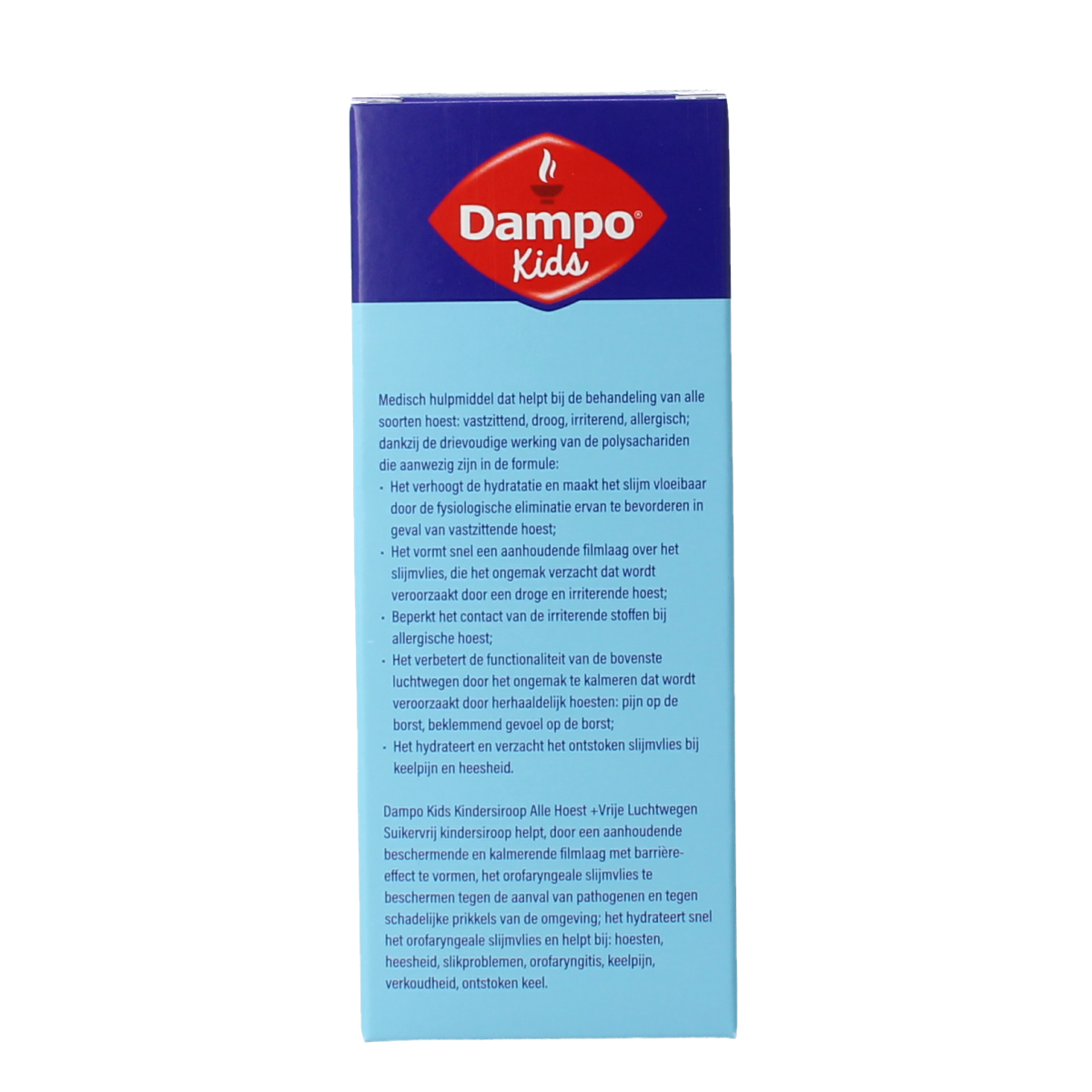 Dampo Kindersiroop alle hoest suikervrij 120.00 Milliliter