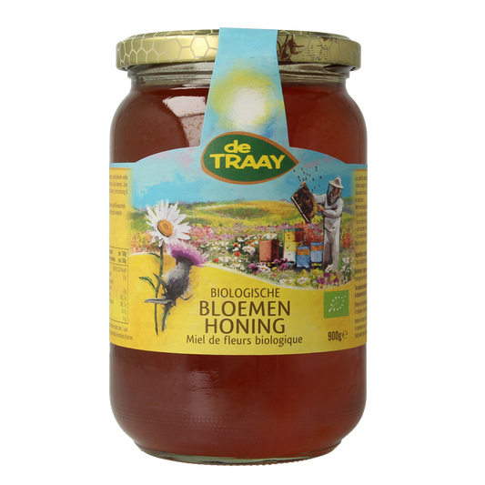 de Traay Bloemenhoning vloeibaar bio 900.00 Gram