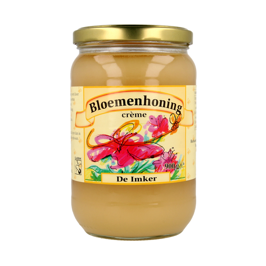 De Imker Bloemenhoning creme 900.00 Gram