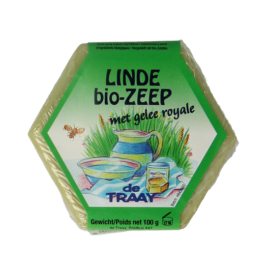 de Traay Zeep lindebloesem/koninginnegelei bio 100.00 Gram