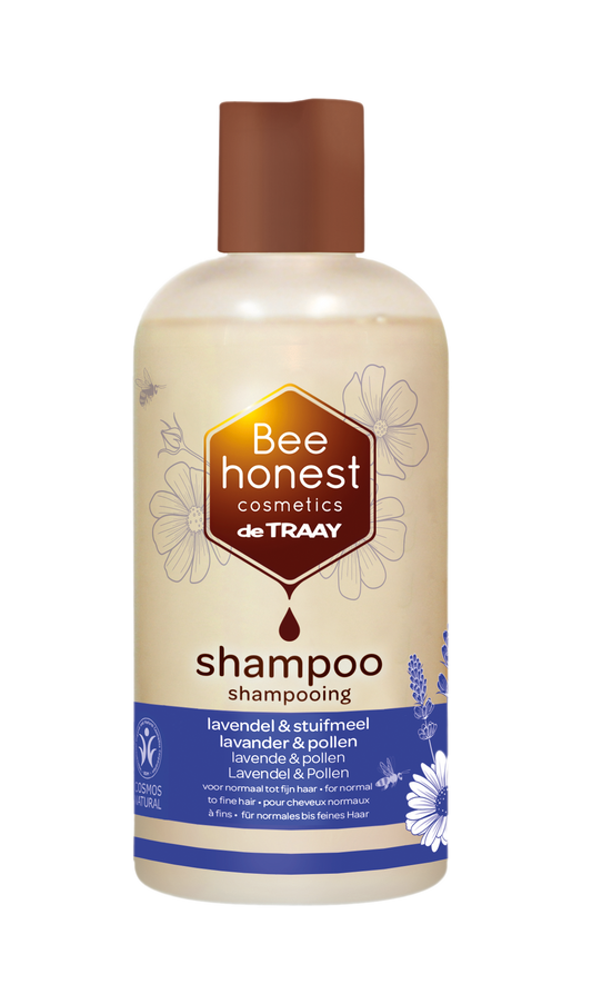 Traay Bee Honest Shampoo lavendel & stuifmeel 250.00 Milliliter