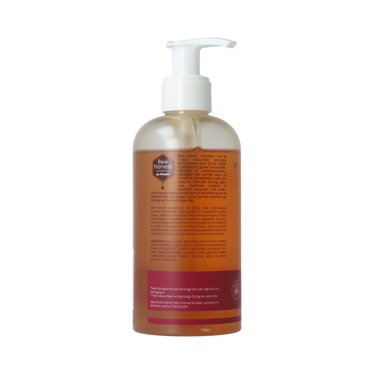 Traay Bee Honest Handzeep rozen 250.00 Milliliter