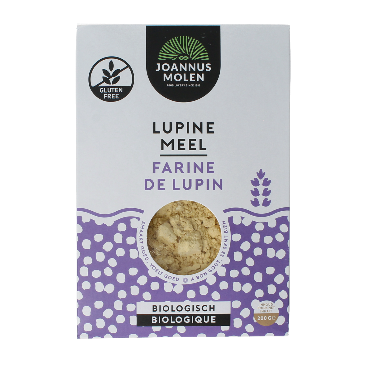 Joannusmolen Lupinemeel bio 200.00 Gram