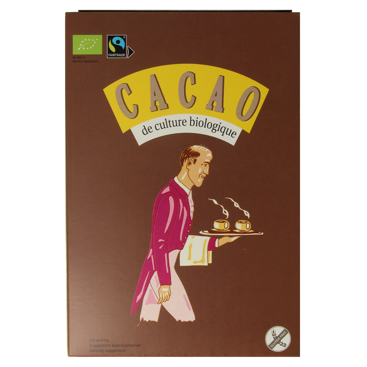 Joannusmolen organic cacao chocolate bar, 200 grams, featuring dark, rich cocoa pieces with natural packaging and branding.