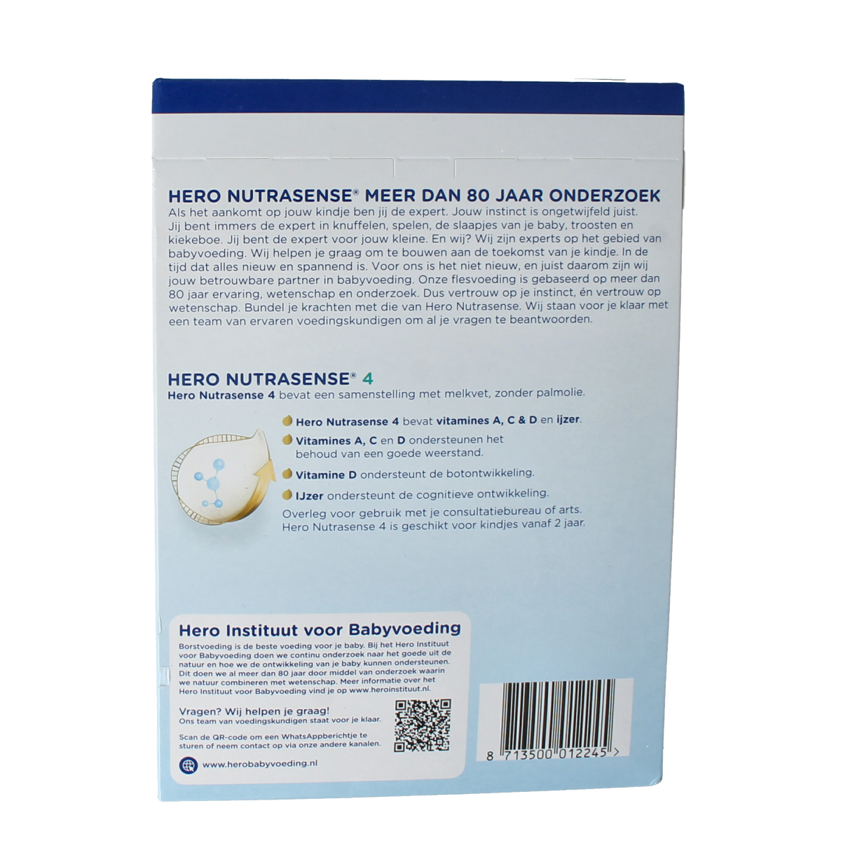Hero Nutrasense peutermelk 4 (2+jr) 700.00 Gram