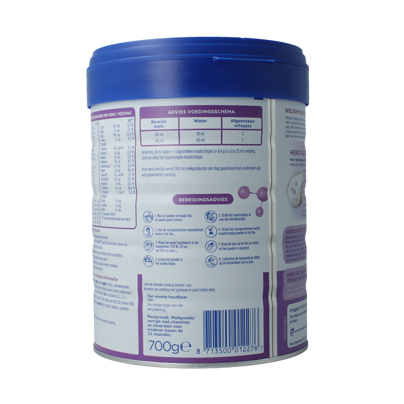 Hero SensiSoft peutermelk 3 (1+jr) 700 Gram