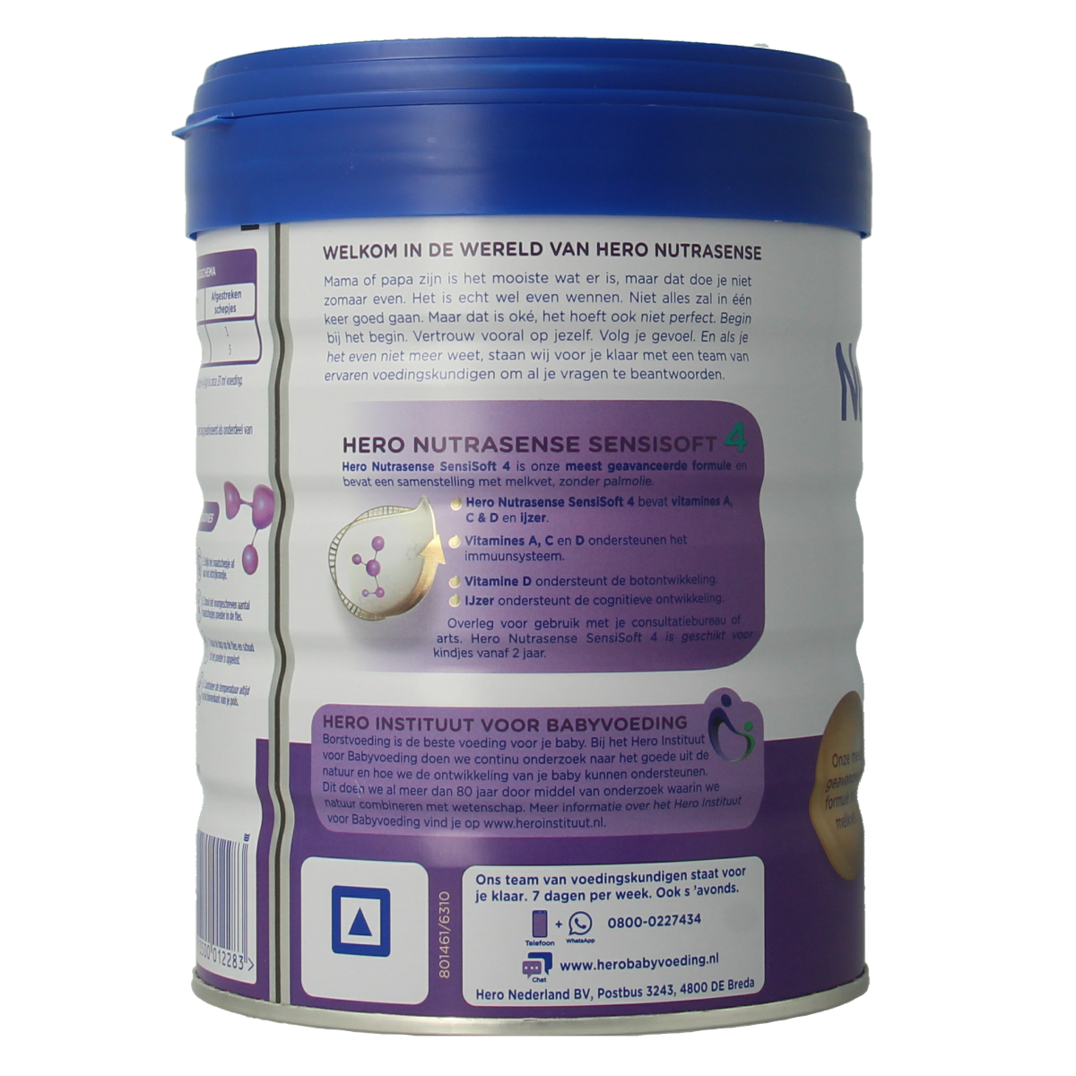 Hero Nutrasense peutermelk 4 (1+jr) 700.00 Gram