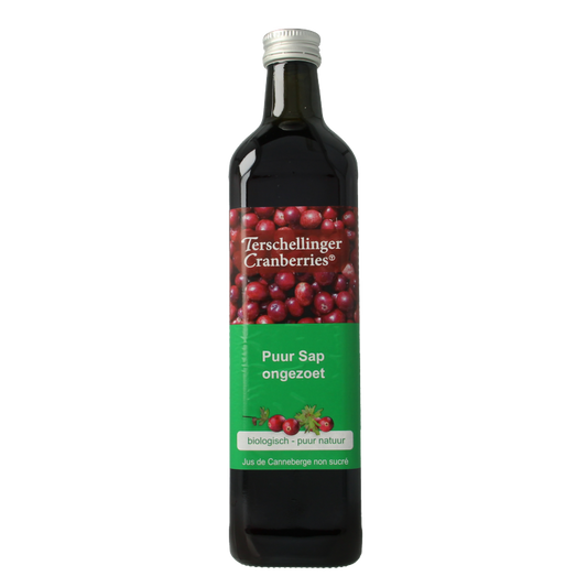 Terschellinger Cranberrysap ongezoet bio 750 Milliliter