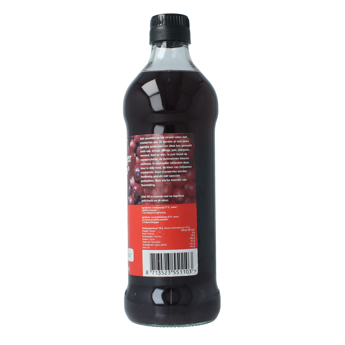 Terschellinger Cranberry siroop bio 500.00 Milliliter