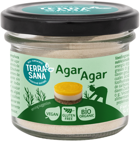TerraSana Agar agar poeder bio 50.00 Gram