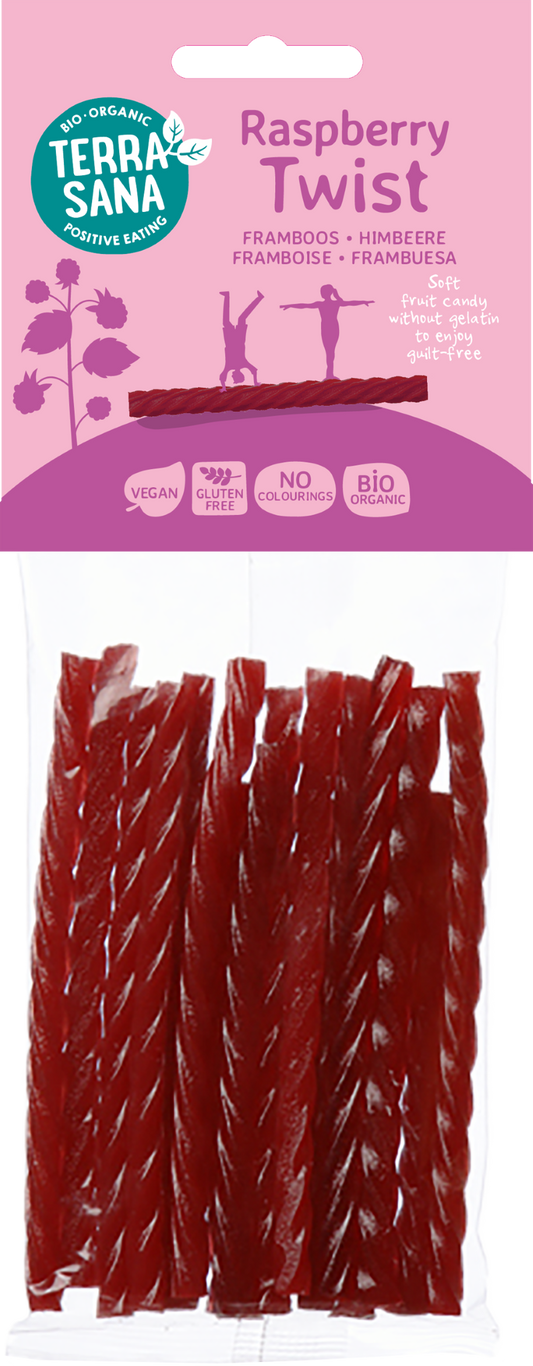 TerraSana Framboos kabels twists bio 75.00 Gram