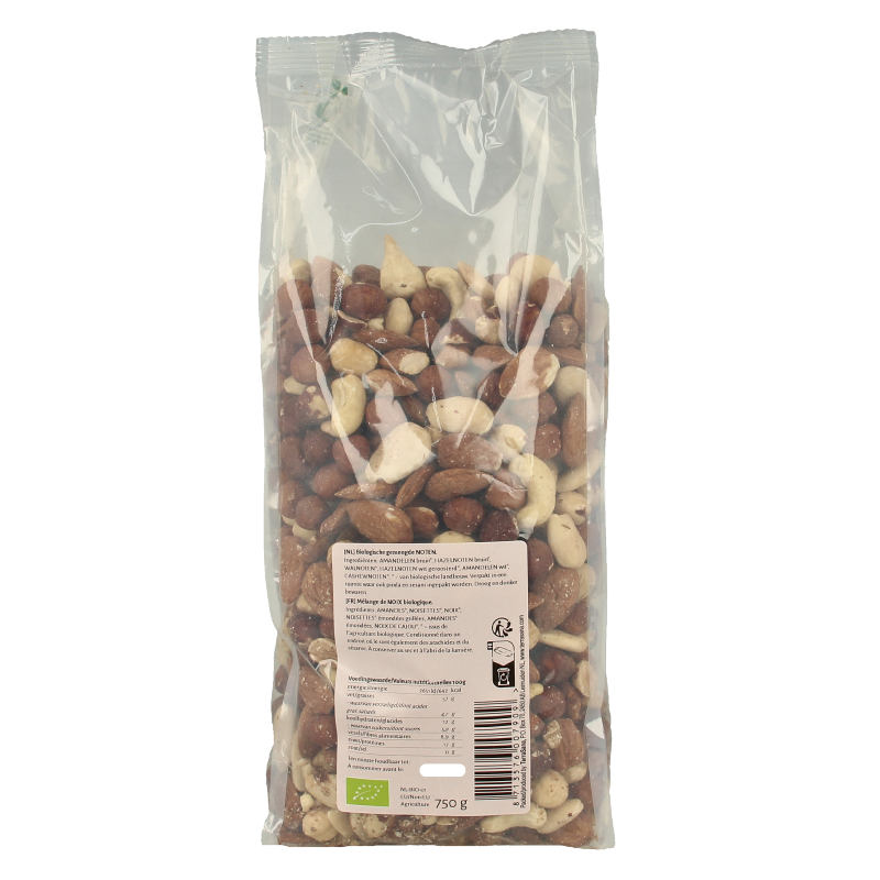 TerraSana Gemengde noten bio 750 Gram