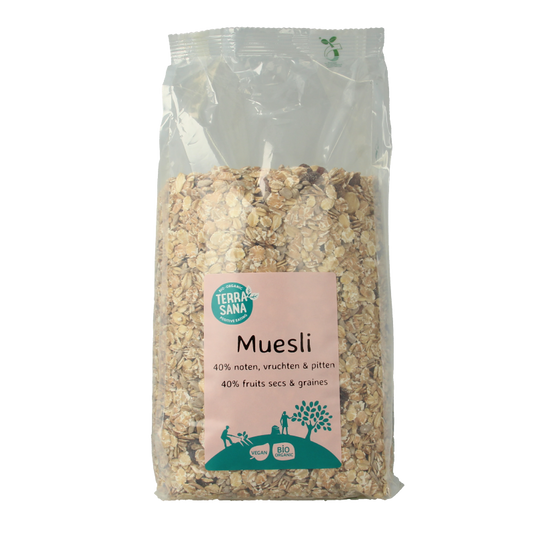 TerraSana Muesli noten & zuidvruchten bio 1 Kilogram