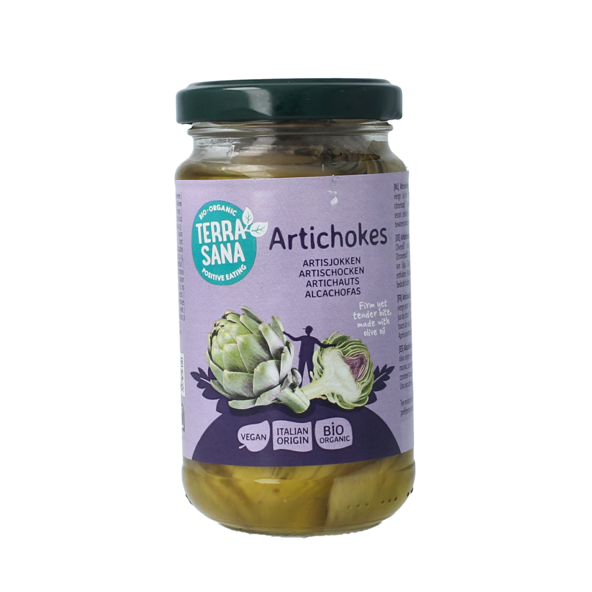 TerraSana Artisjokken in olijfolie bio 170.00 Gram