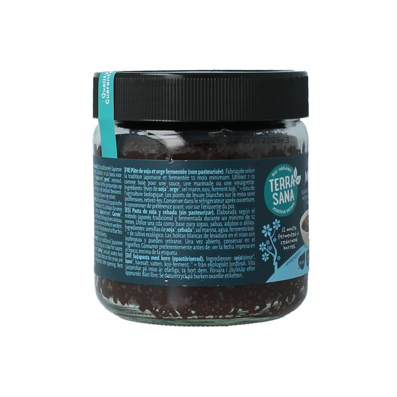 TerraSana Mugi miso ongepasteuriseerd glas bio 350 Gram