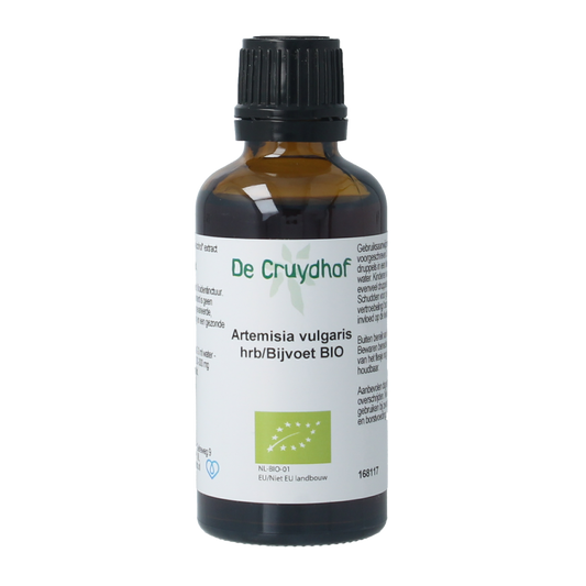 Cruydhof Artemisia vulgaris herb/bijvoet tinctuur bio 50.00 Milliliter