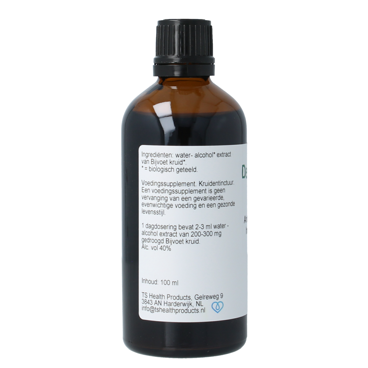 Cruydhof Artemisia vulgaris herb/bijvoet tinctuur bio 100.00 Milliliter