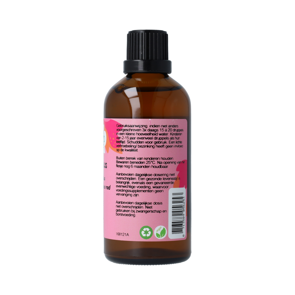 De Cruydhof Astragalus membranaceus tinctuur in 100ml druppelfles, kruidenpreparaat met gezonde wortel extract.
