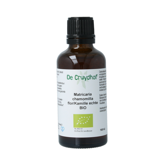 Cruydhof Matricaria chamomilla fl / kamille tinctuur bio 50.00 Milliliter