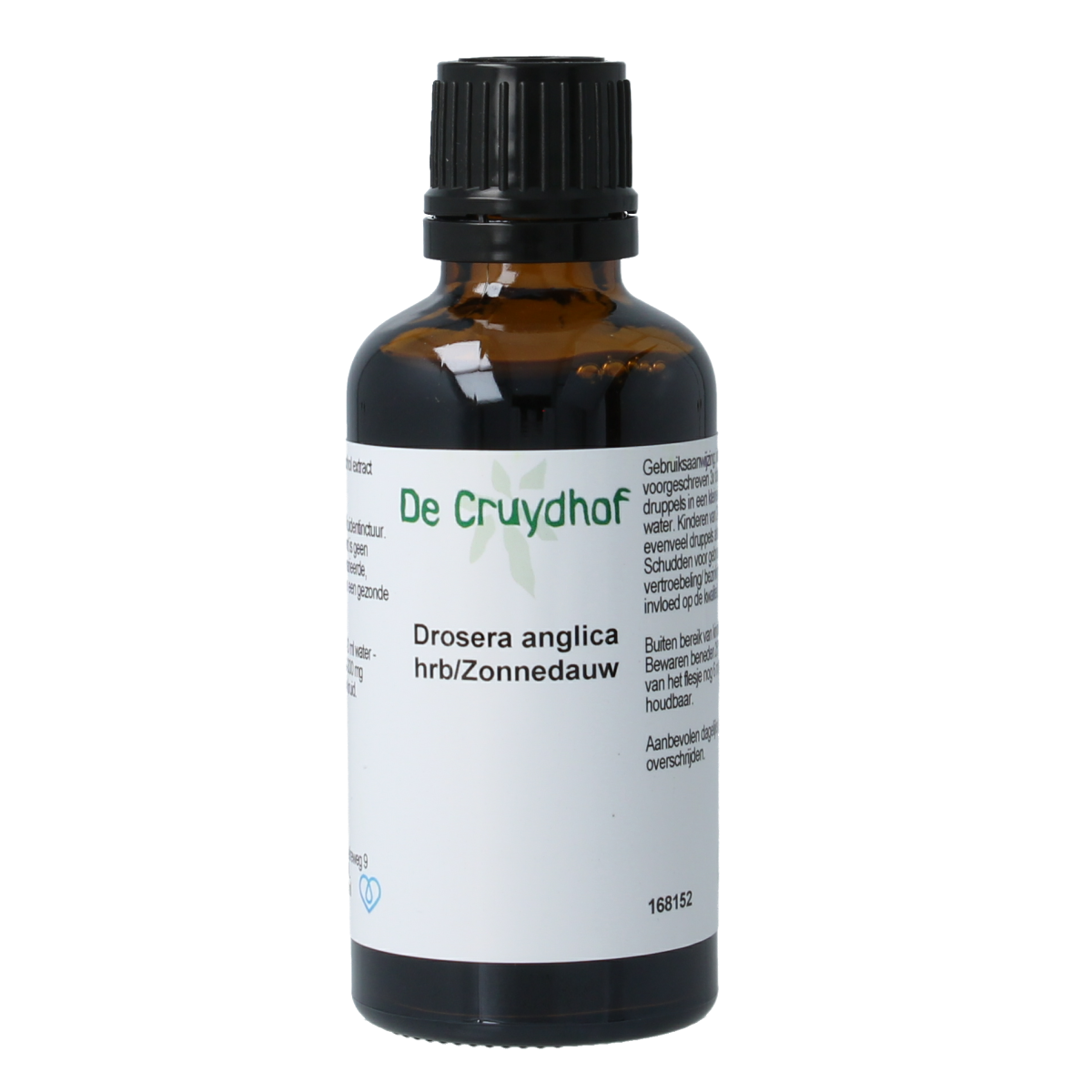 Cruydhof Drosera anglica hrb / zonnedauw tinctuur 50.00 Milliliter