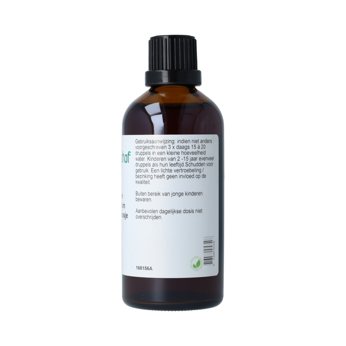 De Cruydhof Epilobium angustifolium tinctuur in 100ml bottle, herbal product from De Cruydhof with a dark glass container and label.