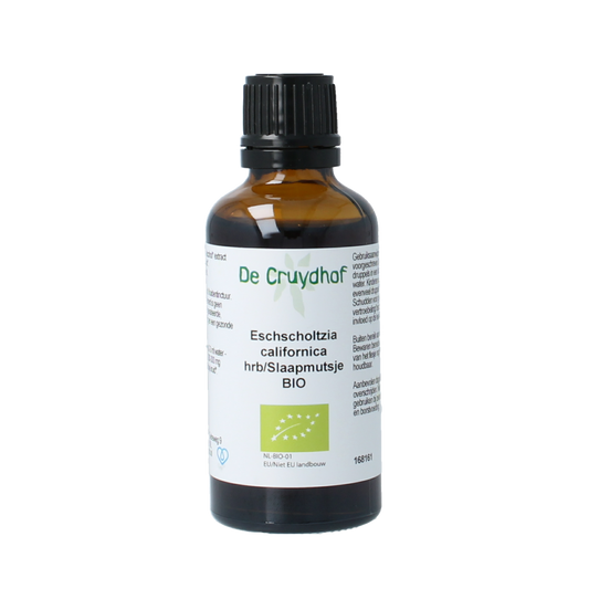 Cruydhof Eschscholtzia calif / slaapmutsje tinctuur bio 50.00 Milliliter