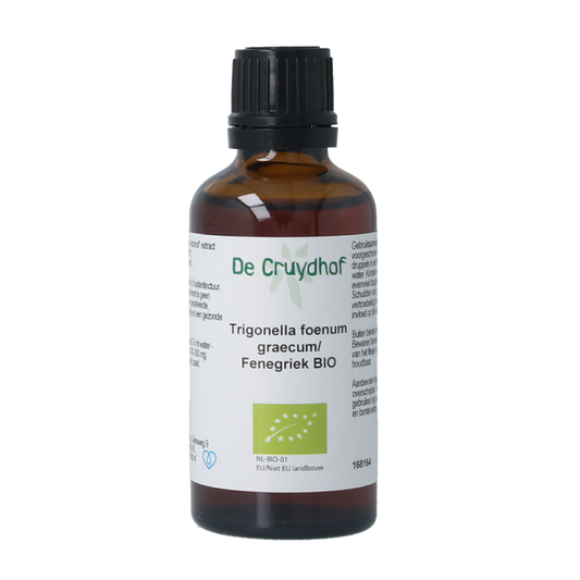 Cruydhof Trigonella foen gr / fenegriek tinctuur bio 50.00 Milliliter
