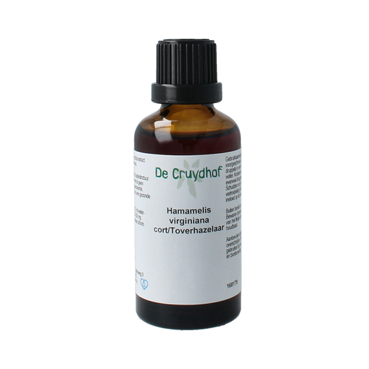 Cruydhof Hamamelis virginiana cort / toverhazelaar tinctuur 50.00 Milliliter