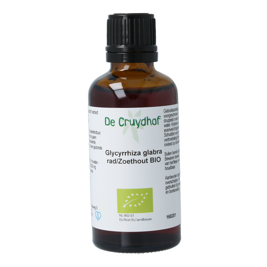 Cruydhof Glycyrrhiza glabra radix / zoethout tinctuur bio 50.00 Milliliter
