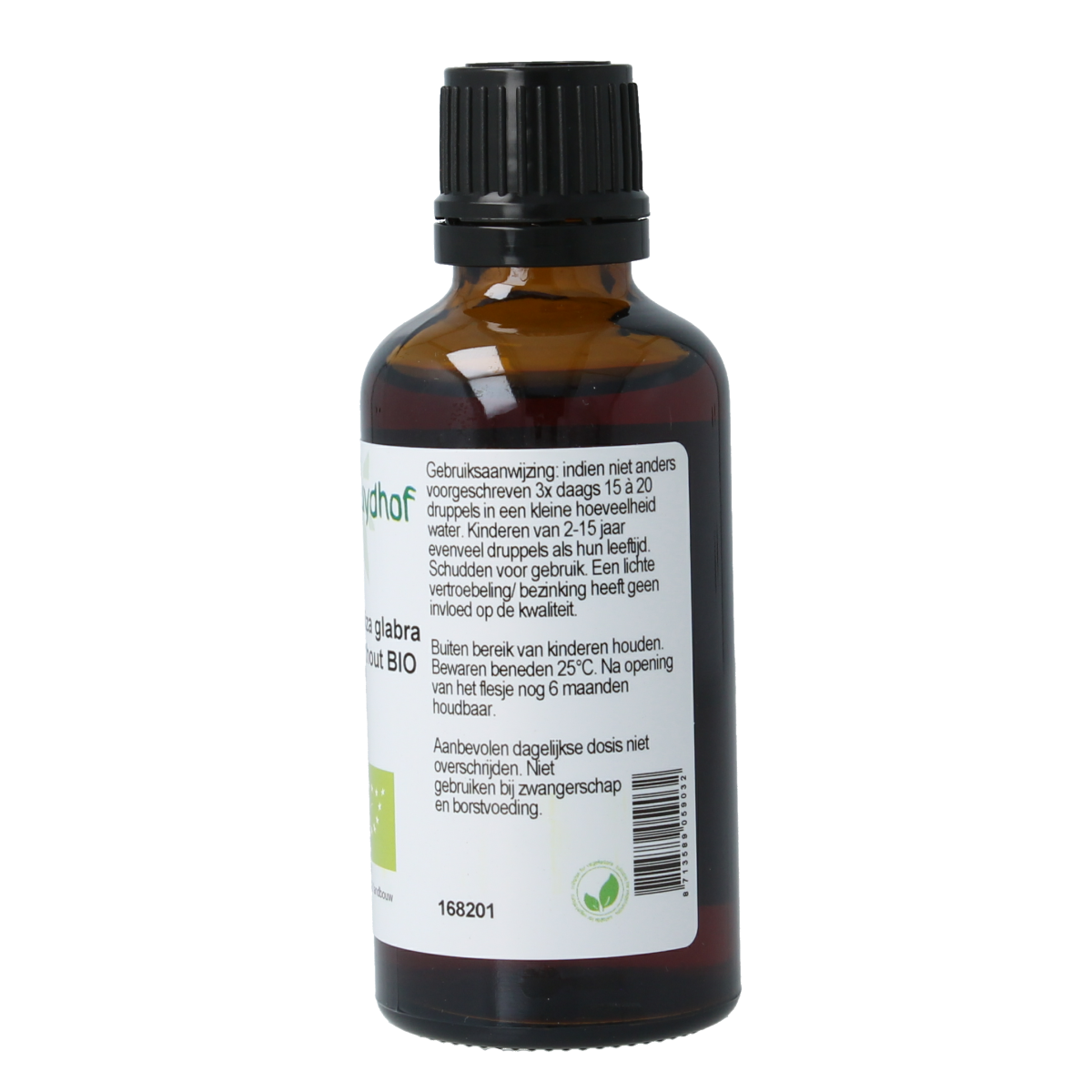 Cruydhof Glycyrrhiza glabra radix / zoethout tinctuur bio 50.00 Milliliter