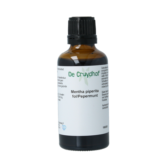 Cruydhof Mentha piperita / pepermunt tinctuur 50.00 Milliliter