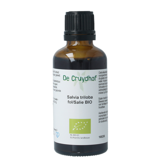 Cruydhof Salvia tribola fol / salie tinctuur bio 50.00 Milliliter