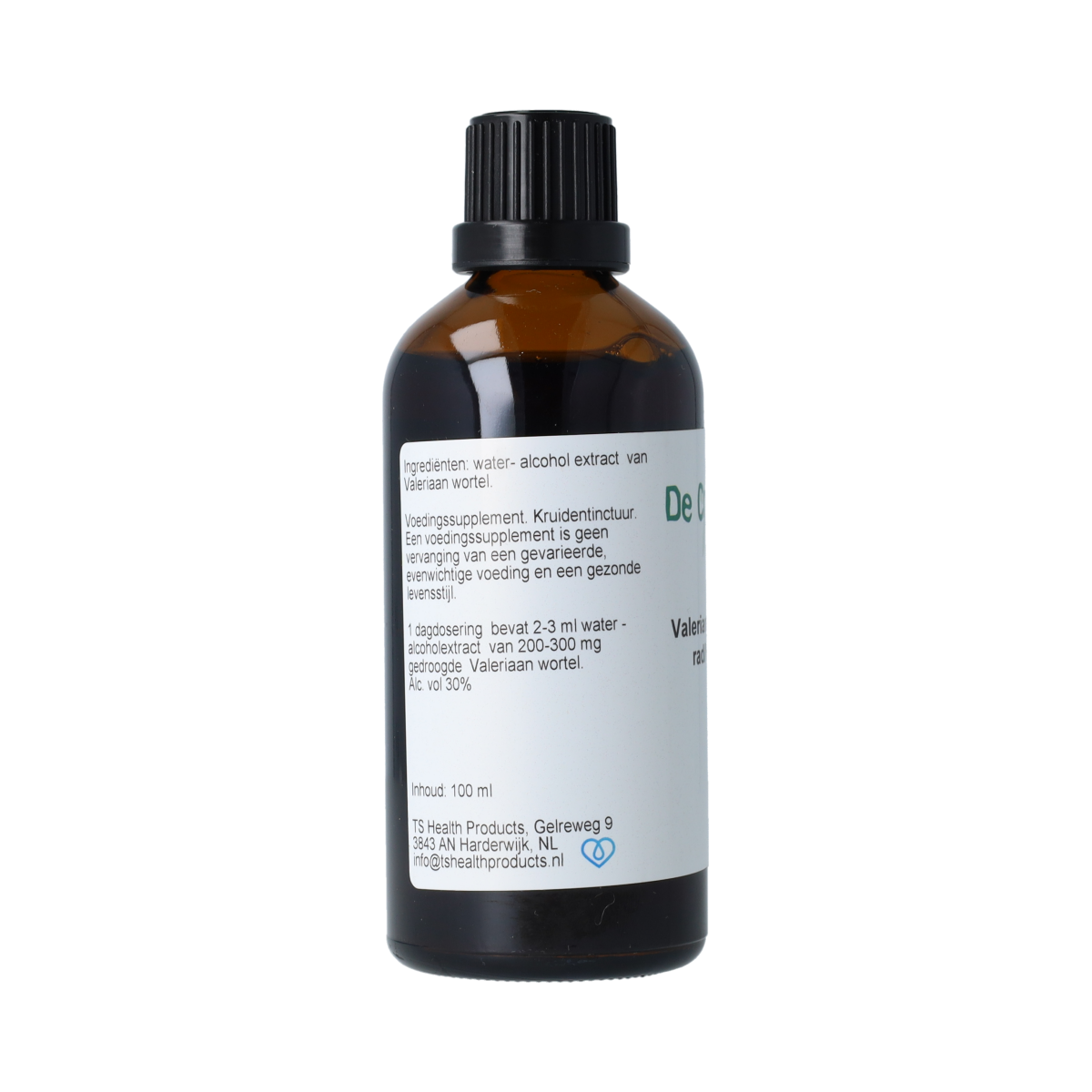 De Cruydhof Valeriana off rad / valeriaan tinctuur 100.00 Milliliter
