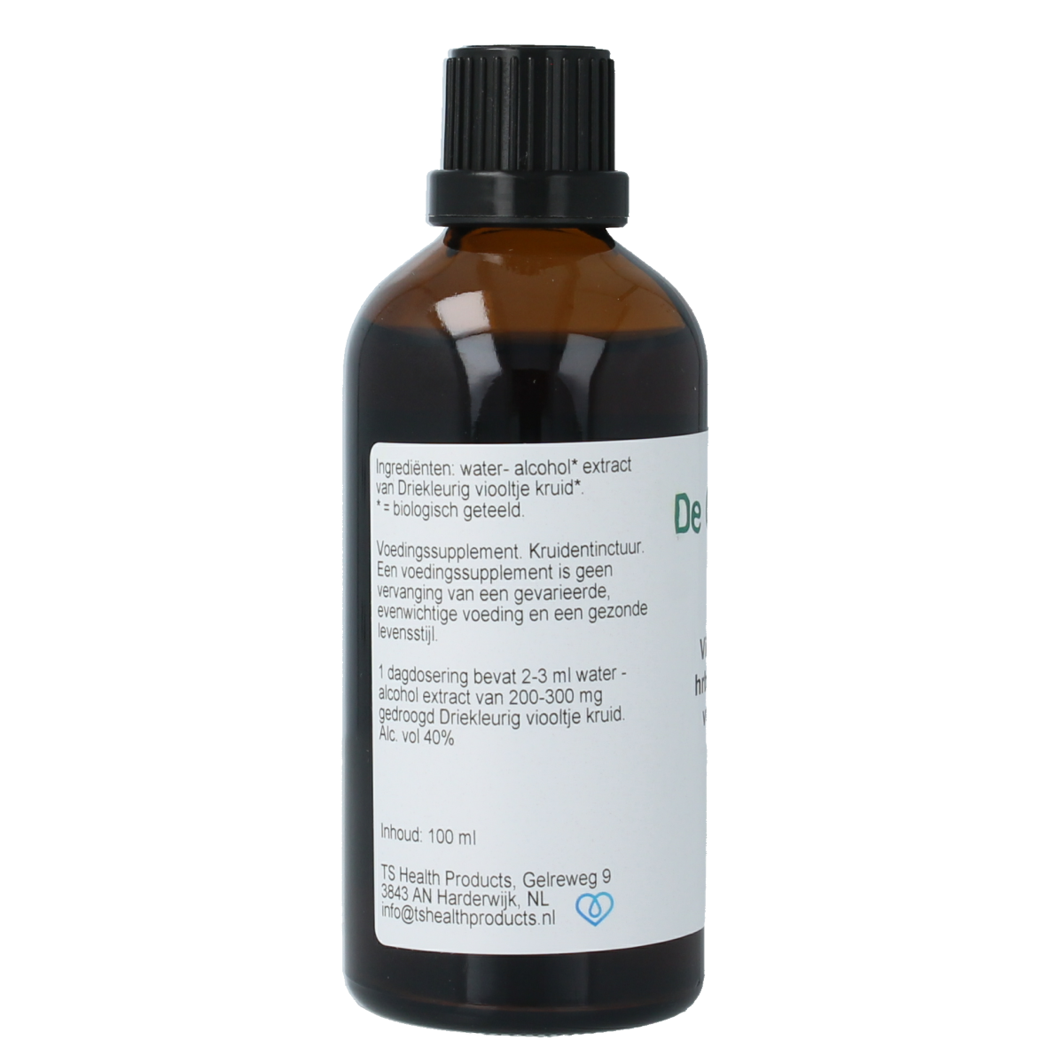 Cruydhof Viola tricolor herb / driekl viooltje tinctuur bio 100.00 Milliliter