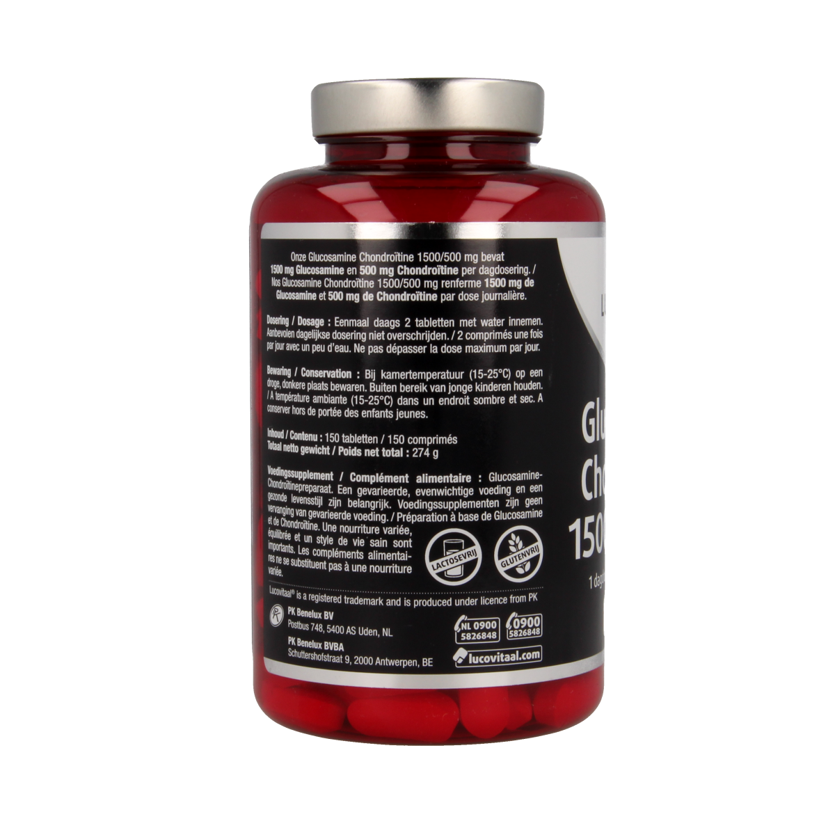 Lucovitaal Glucosamine chondroitine 150.00 Tabletten