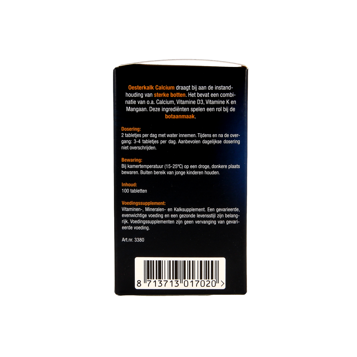 Lucovitaal Oesterkalk calcium tabletten 100.00 Tabletten