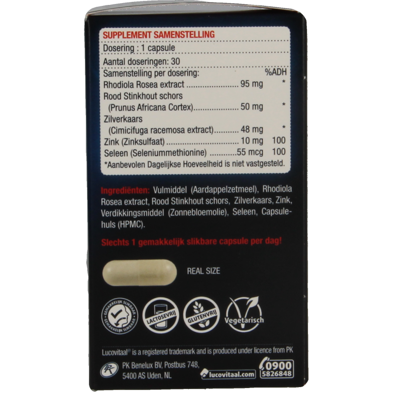 Lucovitaal Prostaat potentie en urinewegen 30 Capsules