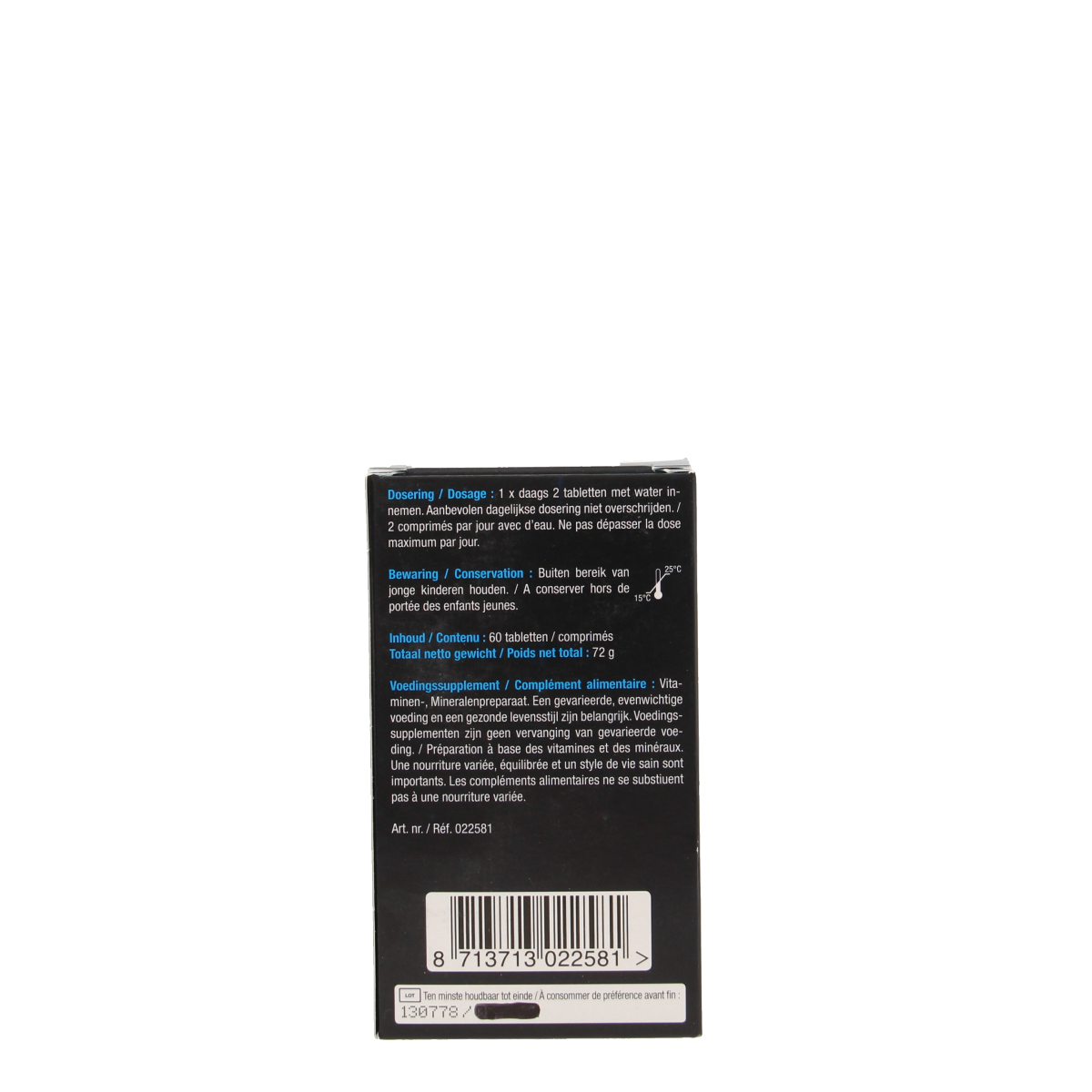 Lucovitaal Calcium magnesium botformule 60.00 Tabletten